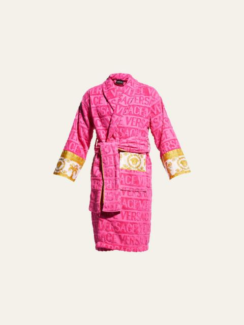 VERSACE Unisex Barocco Sleeve Robe