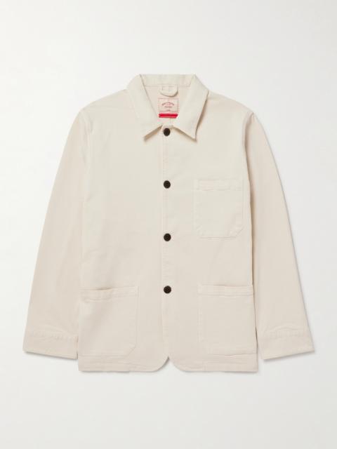 Portuguese Flannel Labura Stretch-Cotton Twill Overshirt