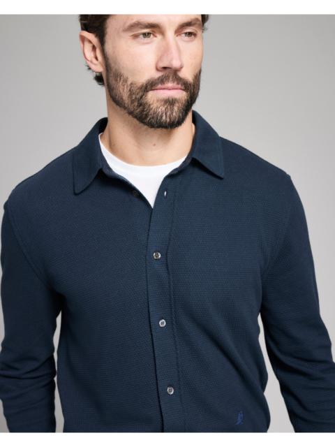 Billy Reid Long Sleeve Textured Yellowhammer Shirt