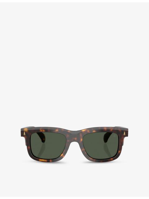 Moncler ME6004 Claro Square-Frame Acetate Sunglasses