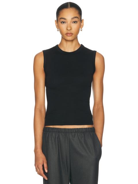 Enza Costa Supima Cotton New Classic Sleeveless Tee