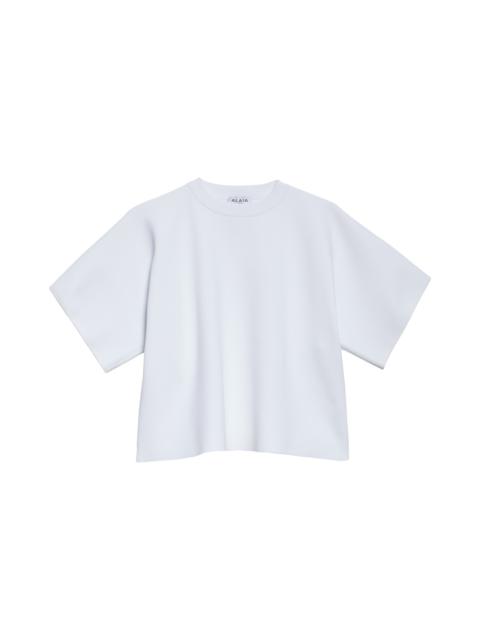 Alaïa Alaïa Open Back T-Shirt in Blanc at Nordstrom