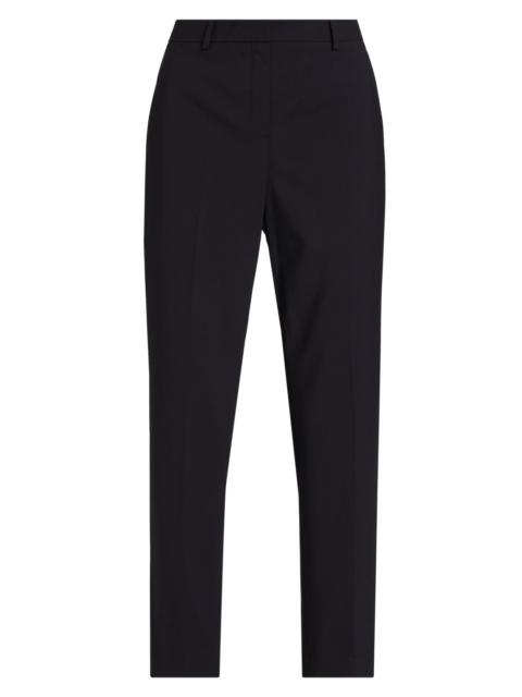 Theory Women's Treeca Pull-On Wool Trousers - Deep Navy