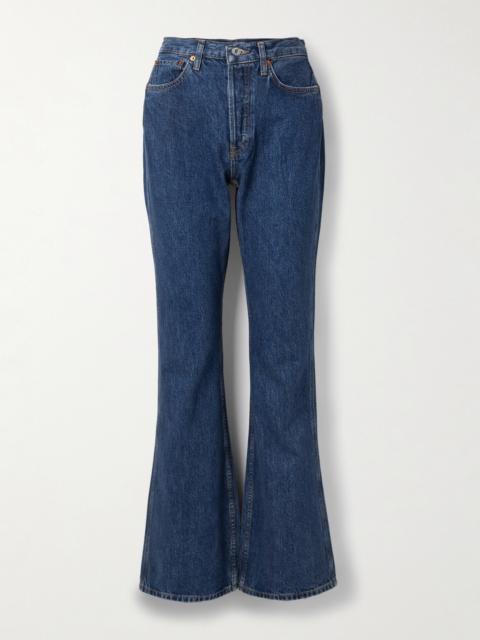 RE/DONE The Riding Jean High-rise Flared Jeans