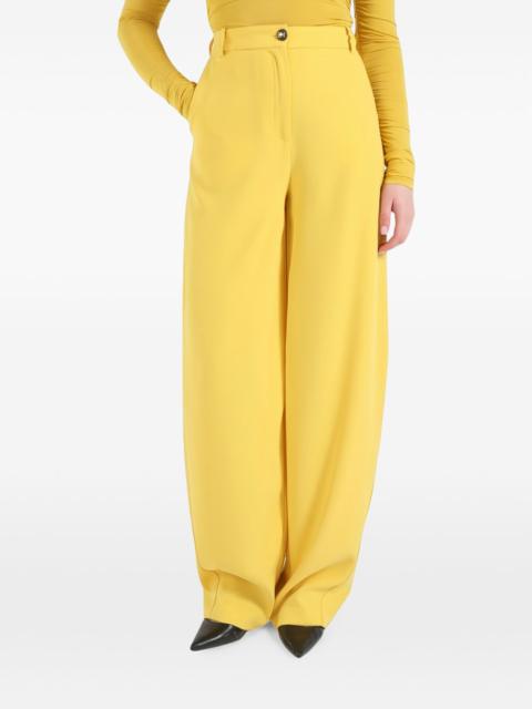 ELISABETTA FRANCHI belt-loop wide-leg trousers