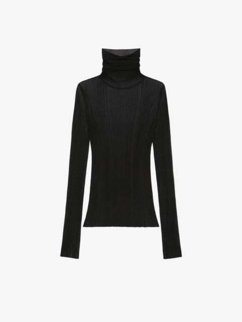 Givenchy TURTLENECK SWEATER IN TRANSPARENT KNIT