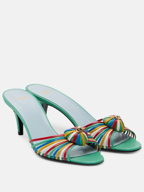 Sandal Royal VLogo 65 leather mules