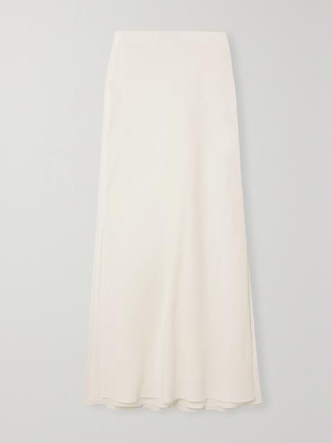 Brunello Cucinelli Crepe Maxi Skirt