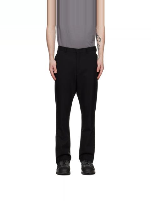 Kanghyuk Black Bell Bottom Silhouette Trousers