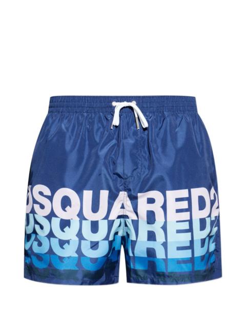 DSQUARED2 logo swim shorts