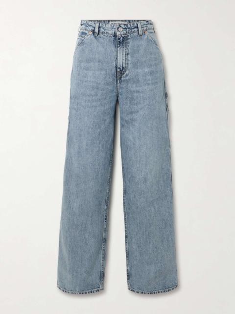 Trade mid-rise wide-leg jeans
