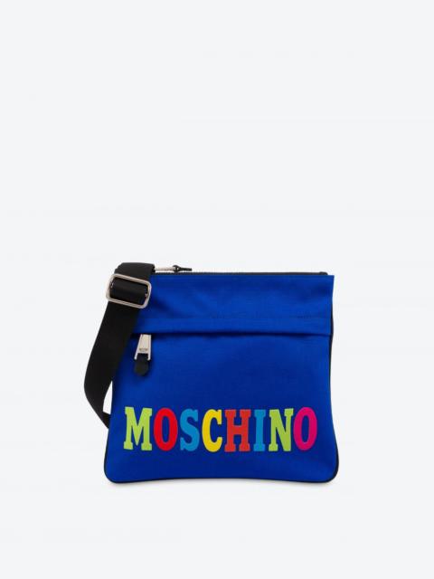 Moschino MULTICOLOR LOGO MESSENGER BAG