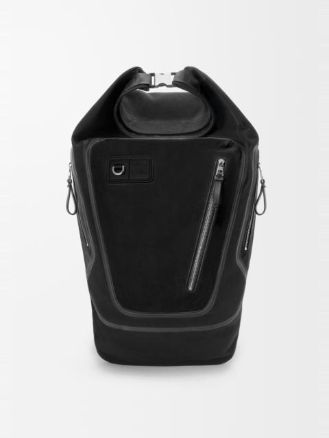 Loewe Flex roll-top backpack in canvas and suede