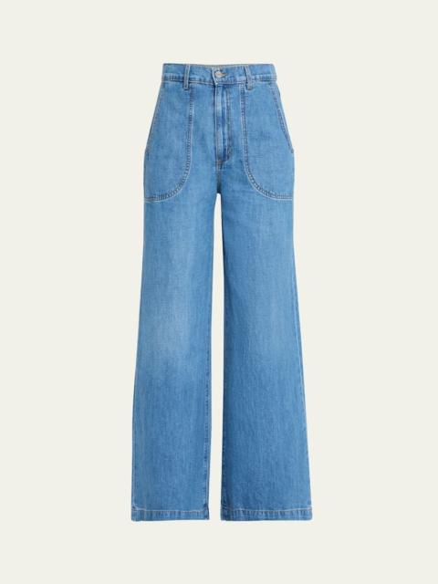 TWP Mecox Beach Wide-Leg Jeans