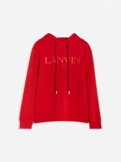 Lanvin LANVIN PARIS EMBROIDERED HOODED SWEATER