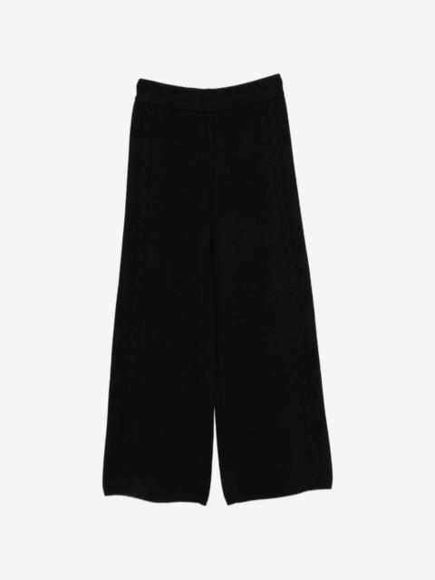 LISA YANG Olanda cable-knit palazzo pants