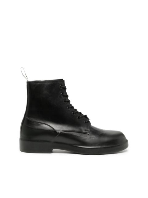 TAKAHIROMIYASHITA TheSoloist. lace-up ankle-length leather boots