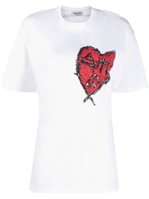 Alexander McQueen logo-print short-sleeve T-shirt
