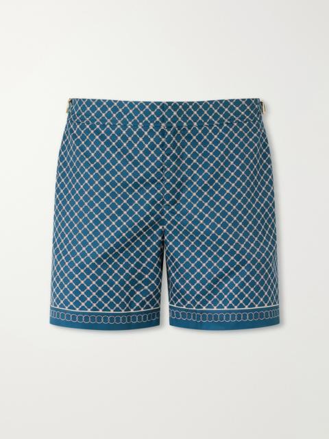 ORLEBAR BROWN Bulldog Passetto Straight-Leg Mid-Length Printed Swim Shorts