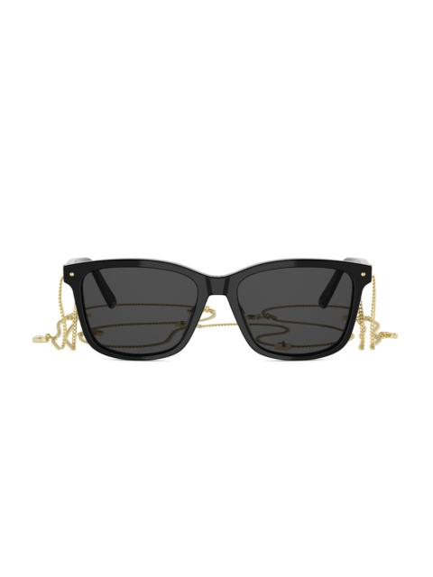 Dior Women's Petit CD S2I 54MM Rectangular Sunglasses - Black