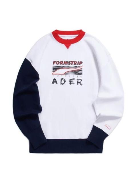 PUMA PUMA X Ader Error Crew Neck Pullover Sweatshirt 'White' 578489-02