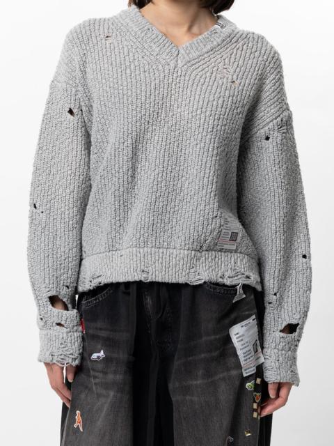 Maison MIHARAYASUHIRO Sun Faded Like Knit Sweater