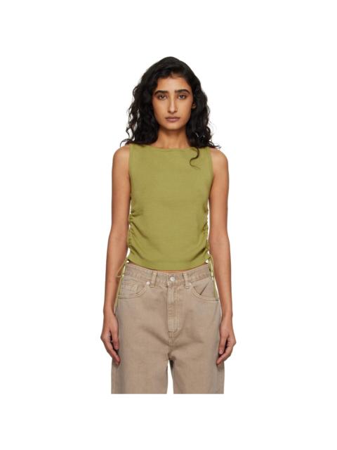 Dunst Green Layering Knit Tank Top
