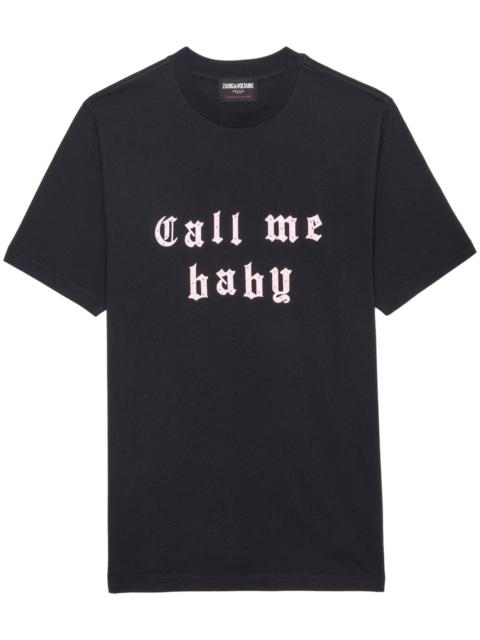 Zadig & Voltaire Slogan-print T-shirt