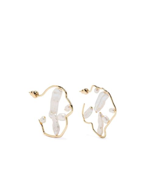 Cult Gaia Juana pearl earrings