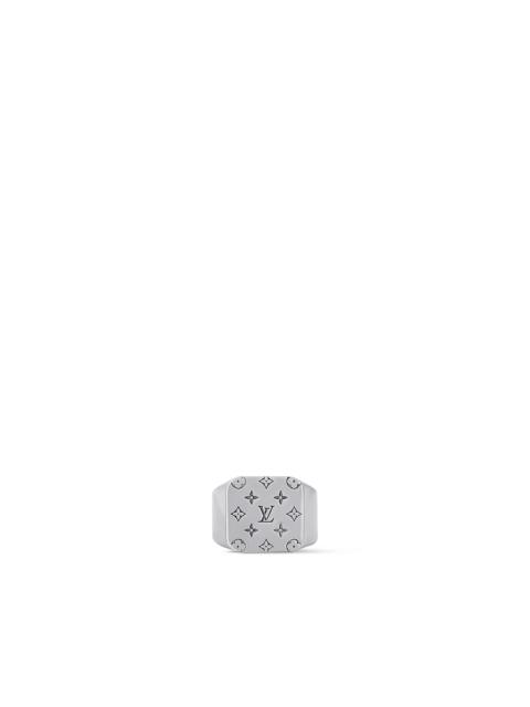 Louis Vuitton LV Mosaic Signet Ring