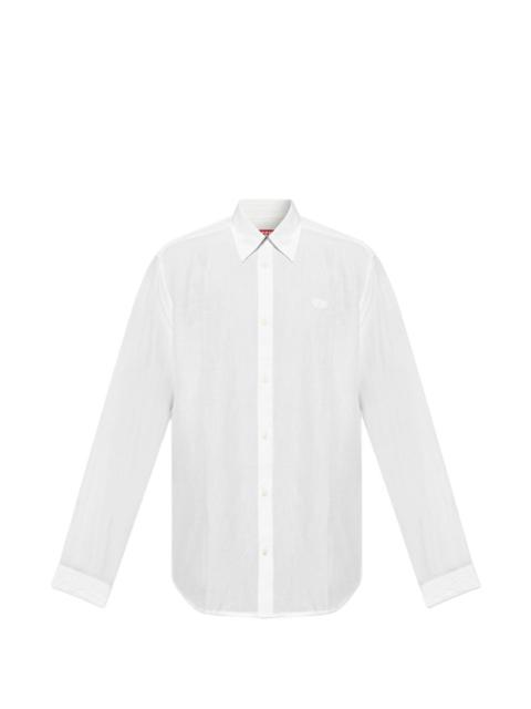 Diesel logo-detail long-sleeve shirt