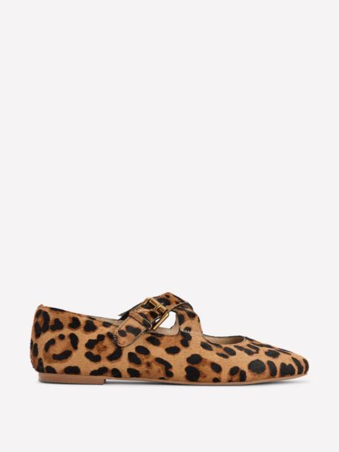 BODEN Cross Strap Mary Jane-Classic Leopard