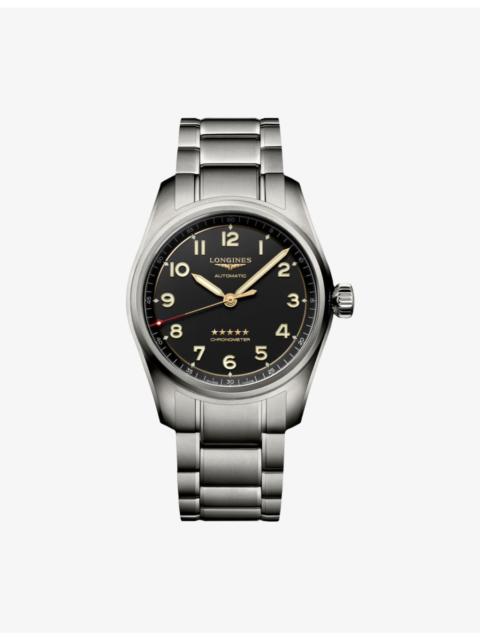 Longines L3.810.1.53.6 Longines Spirit 40mm Titanium Automatic Watch