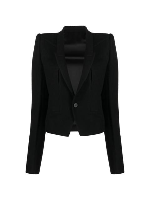 Rick Owens single-breasted wool blazer