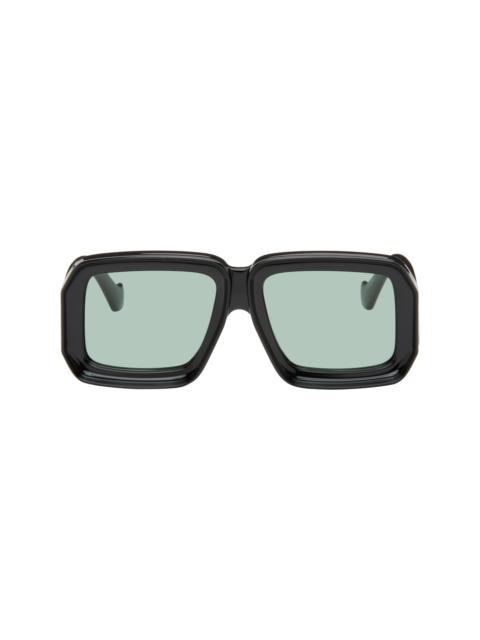 Loewe Black Signature 'Dive In Mask' Sunglasses
