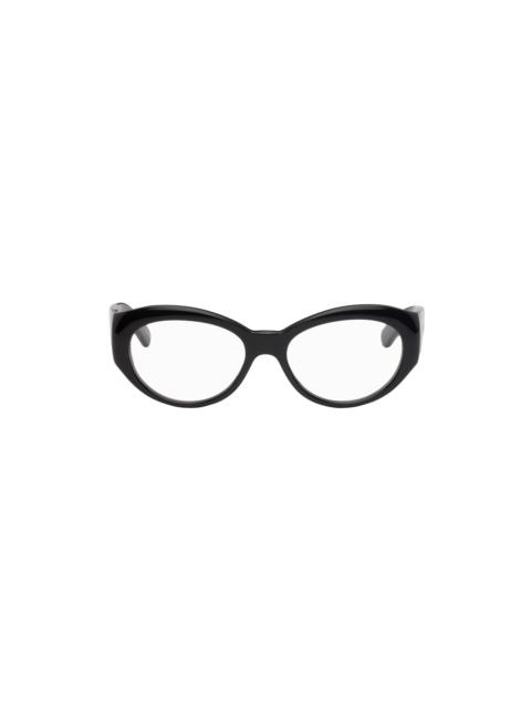 BALENCIAGA Black Round Glasses