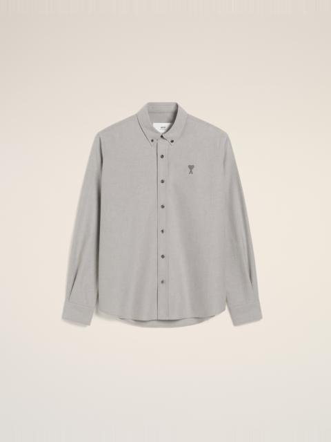 AMI Paris GREEN COTTON BUTTON-DOWN AMI DE CŒUR SHIRT
