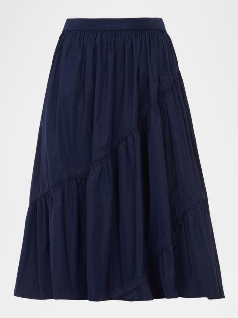 Ralph Lauren Kyle Featherweight Taffeta Skirt