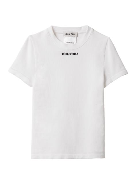 Miu Miu Women's Seamless T-Shirt - White