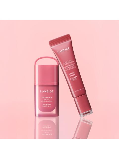 Laneige Tint & Glaze Duo: Lo-Fi Mauve & Peach Glaze