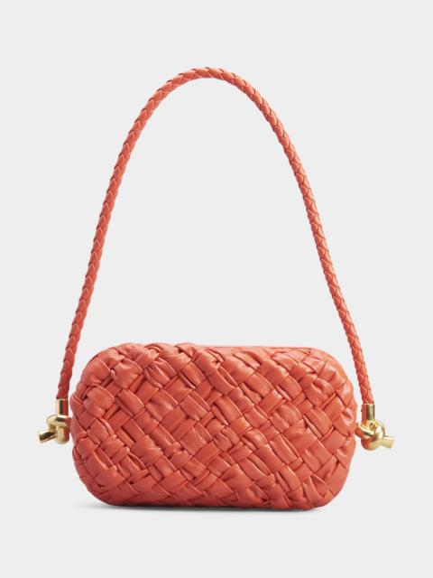 Bottega Veneta Knot Intrecciato Leather Shoulder Bag