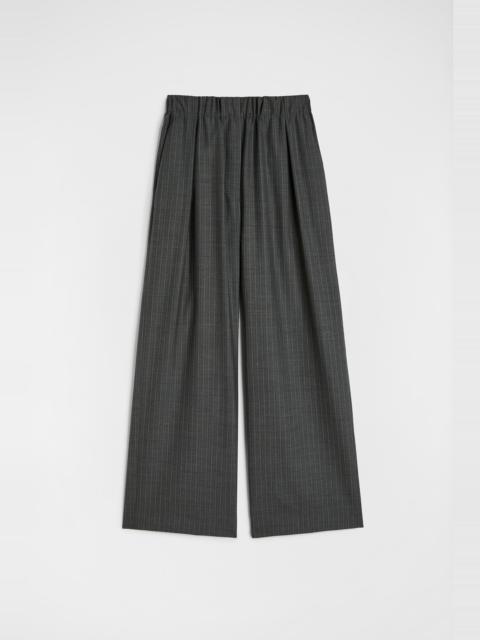 Jil Sander Wool Pinstripe Trousers