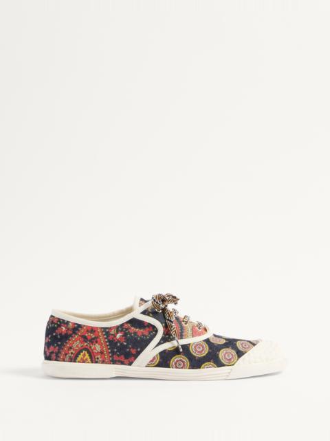 BAY BY BAY SNEAKERS IN VOYAGE IMAGINAIRE DENIM FABRIC