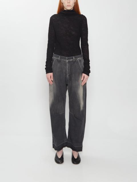 Y's Wide Spotten Denim Pant