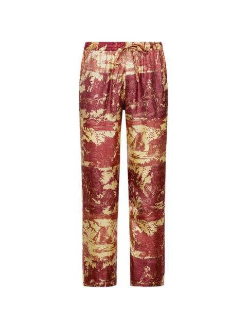 Pierre-Louis Mascia Aloe straight trousers