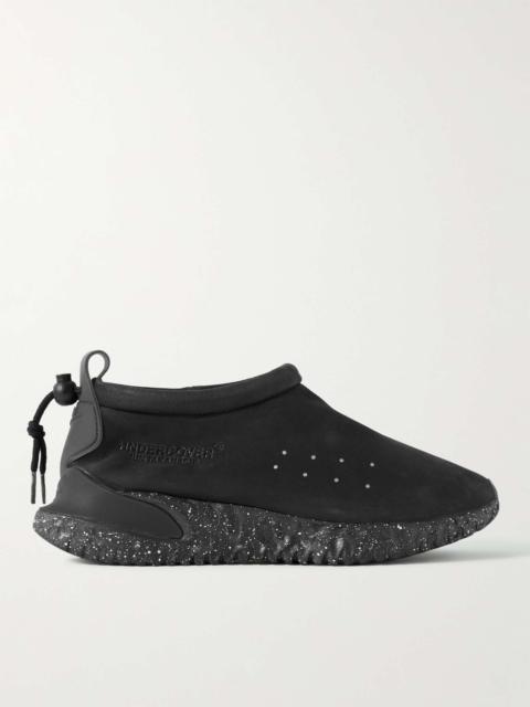+ Undercover Moc Flow SP Rubber-Trimmed Suede Slip-On Sneakers