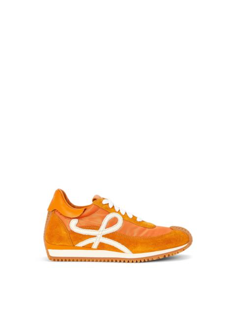 Loewe Flow runner in suede and nylon