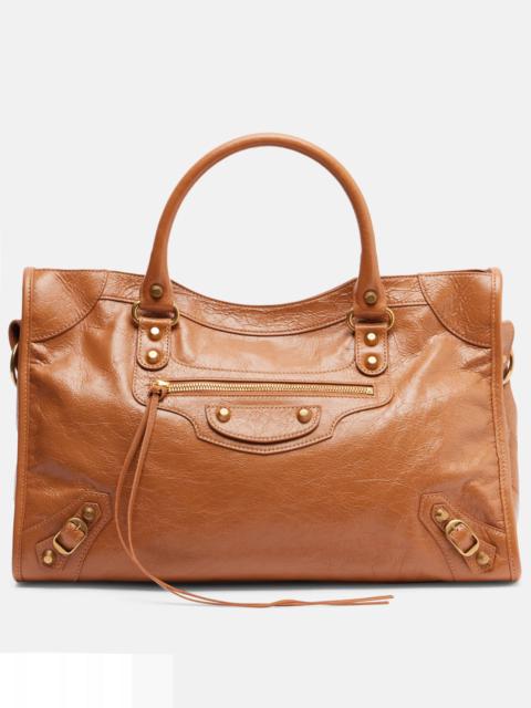 BALENCIAGA Le City Medium leather tote bag