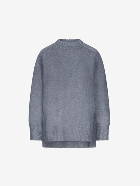 Loulou de Saison Loulou de Saison Safi LDS Cashmere Blend Sweater - Anthracite Melange