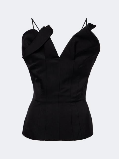 MAGDA BUTRYM Cotton and silk top